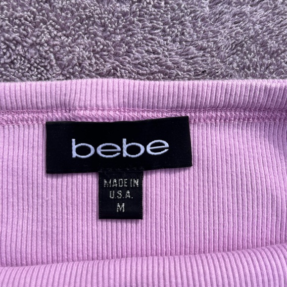 Bebe Lavender Classic Tube Top.   Size M - Picture 4 of 7
